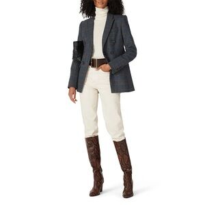 VERONICA BEARD Yareli Wool Plaid Blazer